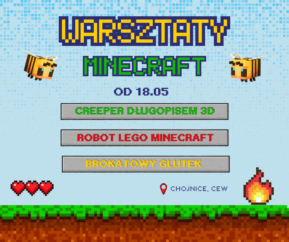 Warsztaty Minecraft dla grup zorganizowanych